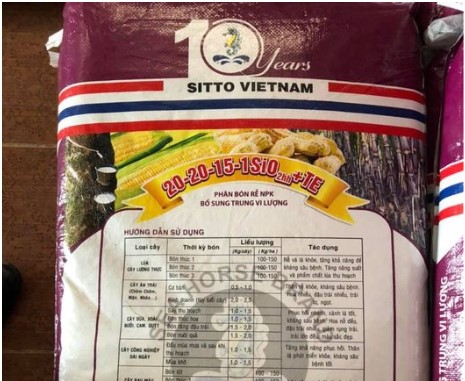 Bày bán 25 tấn phân bón không phù hợp quy chuẩn kỹ thuật, hộ kinh doanh bị phạt gần 400 triệu đồng