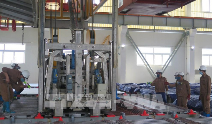 Dự án mở rộng Nhà máy luyện đồng Lào Cai ra lò tấn đồng cathode đầu tiên