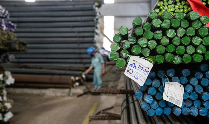 Thị phần thép xây dựng Hòa Phát tăng lên 37%