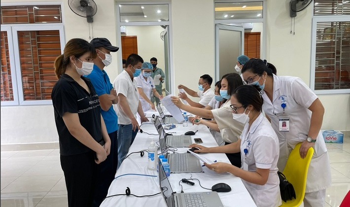 Nhiệt điện Hải Phòng cơ bản hoàn thành tiêm phủ vắc xin mũi 1 phòng bệnh Covid-19