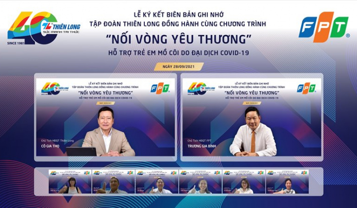 Thiên Long đồng hành cùng FPT hỗ trợ trẻ em mồ côi do đại dịch Covid-19
