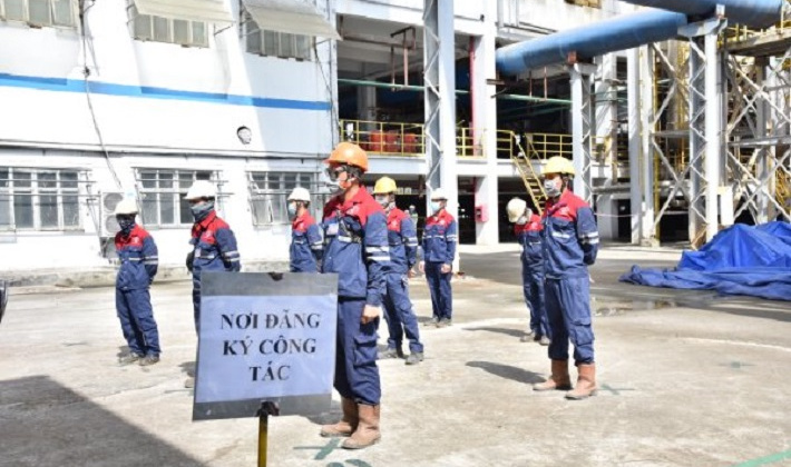 DNA diễn tập phòng, chống dịch Covid-19 trong đợt dừng sản xuất để sửa chữa nhà máy