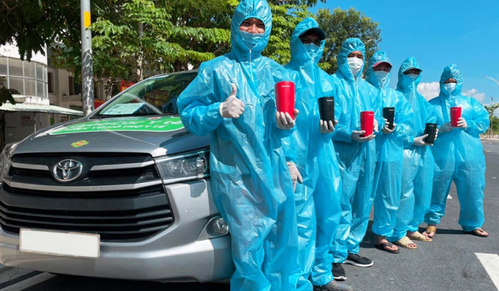 Panasonic hợp tác với Grab Việt Nam cung cấp giải pháp không khí trên xe GrabCar Y tế