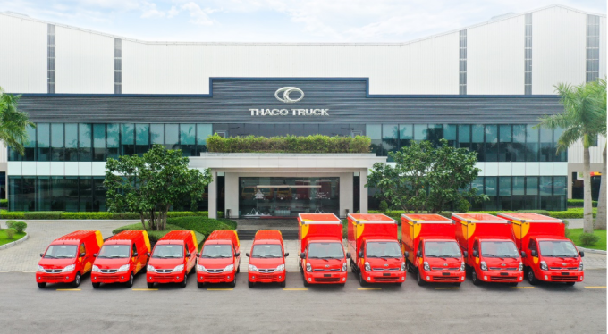 THACO AUTO bàn giao lô 170 xe thương mại