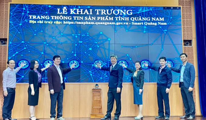 Khai trương Trang thông tin sản phẩm tỉnh Quảng Nam
