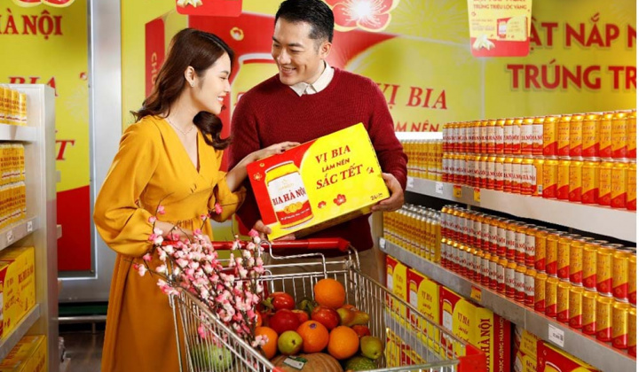Bia Hà Nội tri ân khách hàng chương trình khuyến mại lớn Tết 2022, giá trị giải thưởng lên tới 23 tỷ đồng