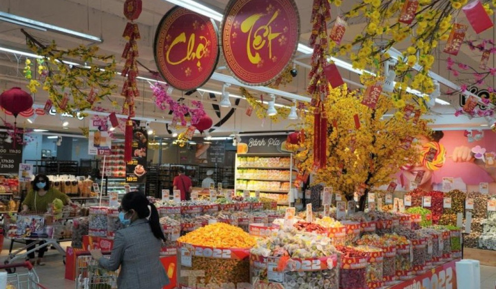 Sôi động thị trường bánh kẹo phục vụ Tết Nhâm Dần năm 2022