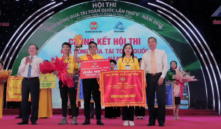 An Giang giành giải Nhất Hội thi Nhà nông đua tài toàn quốc năm 2022