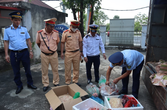 Phú Thọ: Kịp thời ngăn chặn gần 100 kg nội tạng động vật không rõ nguồn gốc