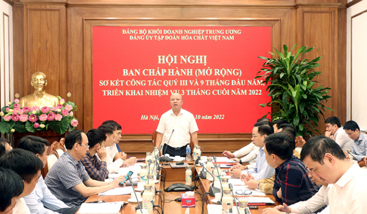 Đảng ủy VINACHEM: Tập trung chỉ đạo, phấn đấu hoàn thành tốt kế hoạch được giao