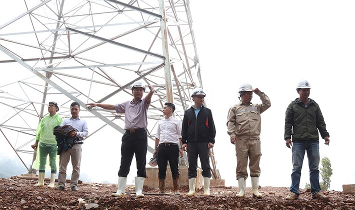 Dự án đường dây 220kV Nậm Mô - Tương Dương phấn đấu đóng điện trong tháng 11/2022