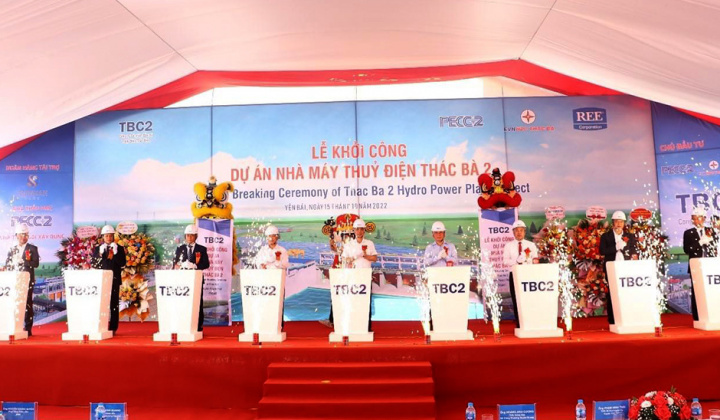 Khởi công Dự án Nhà máy Thủy điện Thác Bà 2
