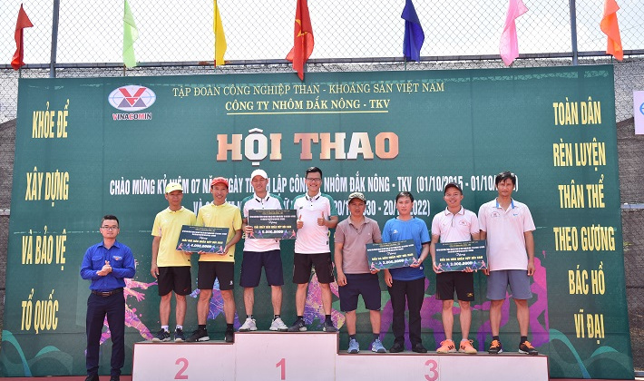 Công ty Nhôm Đắk Nông - TKV: Bế mạc Hội thao chào mừng kỷ niệm 7 năm thành lập