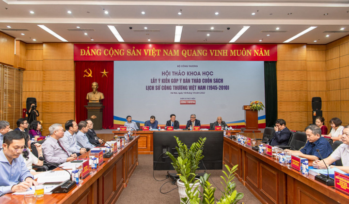 Lấy ý kiến góp ý bản thảo cuốn sách Lịch sử Công Thương Việt Nam (1945-2010)