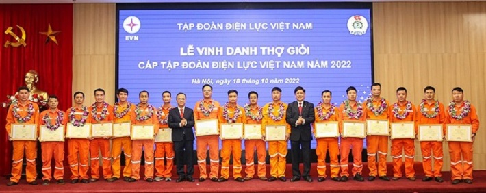 Tổng công ty Phát điện 3: 6 thợ giỏi cấp Tập đoàn Điện lực Việt Nam được vinh danh