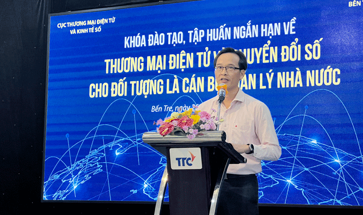 Sở Công Thương Bến Tre: Tổ chức đào tạo, tập huấn về thương mại điện tử và chuyển đổi số