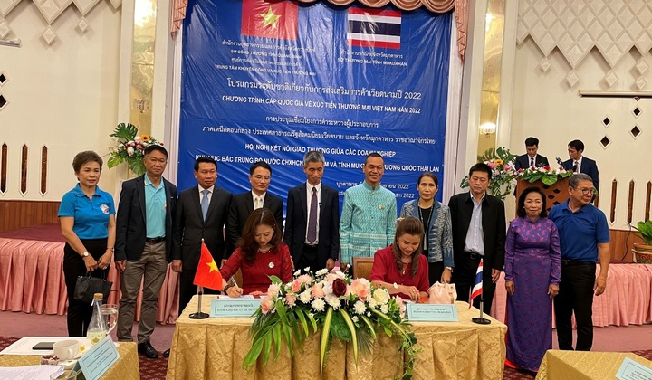 Kết nối giao thương giữa các doanh nghiệp khu vực Bắc Trung Bộ (Việt Nam) và tỉnh Mukdahan (Thái Lan)