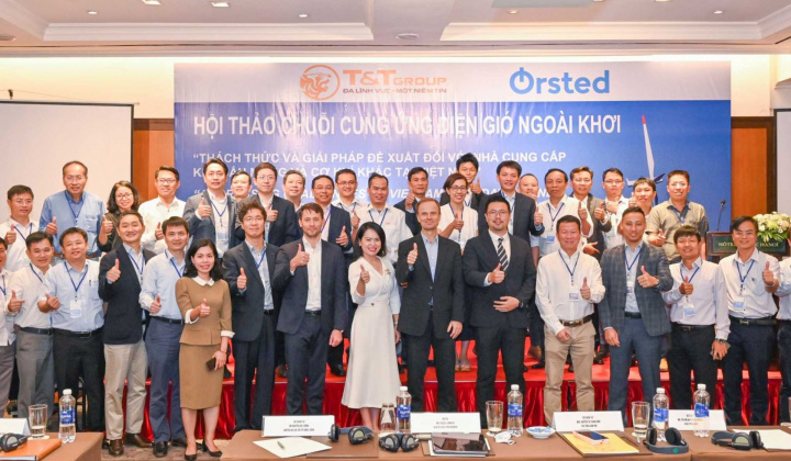 Ørsted - T&T Group thúc đẩy xây dựng chuỗi cung ứng điện gió ngoài khơi