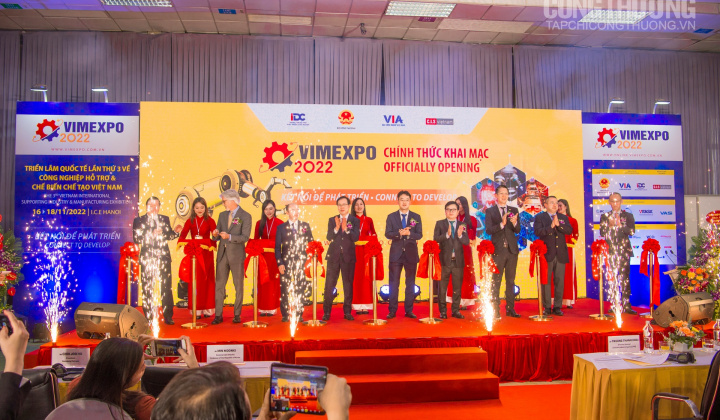 Chính thức khai mạc Triển lãm quốc tế về công nghiệp hỗ trợ và chế biến chế tạo Việt Nam