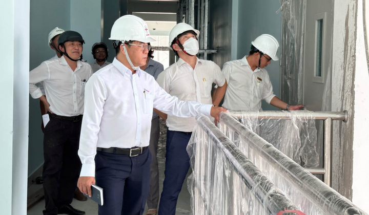 EVNHCMC thi công nước rút Trạm biến áp 220/110kV Tân Cảng
