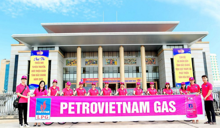 PV GAS LPG quảng bá bình gas PETROVIETNAM GAS tại nhiều tỉnh thành trong cả nước