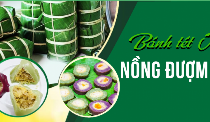 Bánh tét Trà Cuôn nồng đượm khó quên