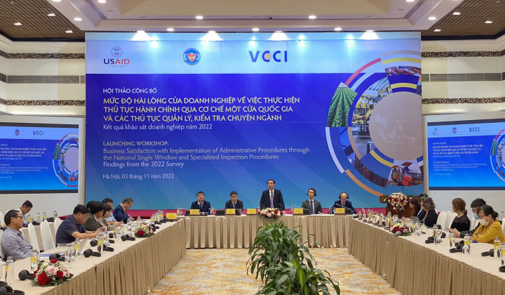 Kết quả khảo sát doanh nghiệp về thực hiện thủ tục hành chính thông qua Cơ chế một cửa quốc gia