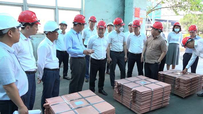 Ủy ban Quản lý vốn Nhà nước thăm và làm việc với các đơn vị khoáng sản của TKV tại Lào Cai