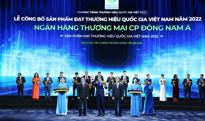 SeABank lần thứ 2 được vinh danh Thương hiệu Quốc gia