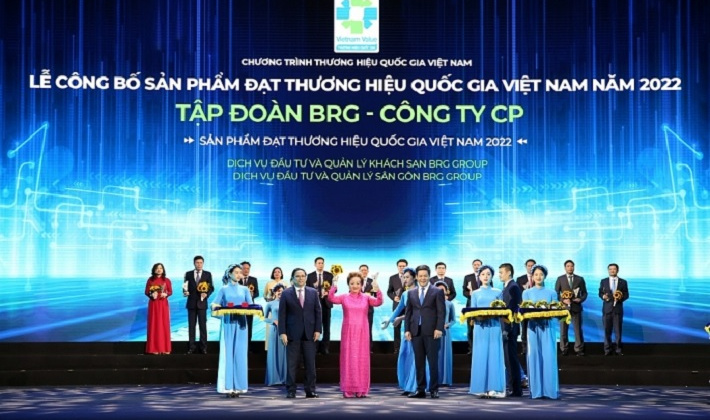 Tập đoàn BRG có 4 thương hiệu được vinh danh “Thương hiệu Quốc gia Việt Nam năm 2022”