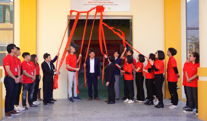 Central Retail tài trợ nhà thi đấu thể thao đa năng 2 tỷ đồng tại Thái Bình