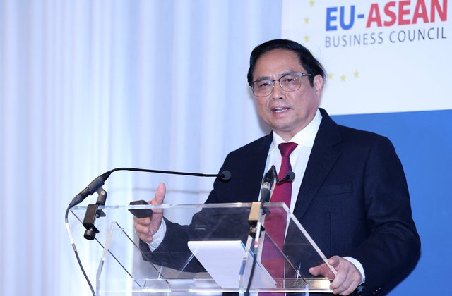5 thông điệp của Thủ tướng tại Hội nghị Thượng đỉnh Kinh doanh ASEAN - EU