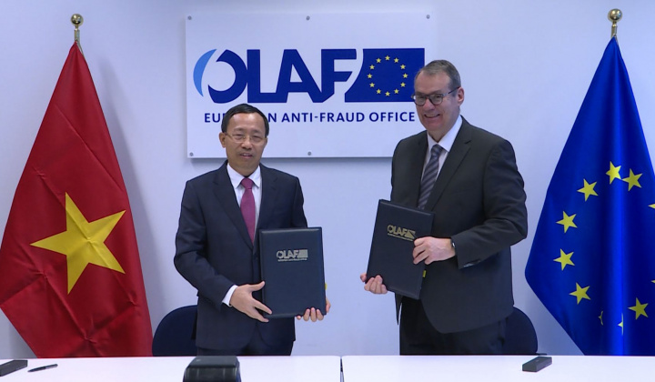 Tổng cục Hải quan ký Thỏa thuận hợp tác với Cơ quan chống gian lận Châu Âu (OLAF)