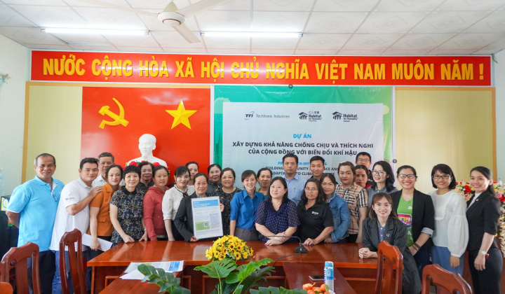 Habitat Việt Nam và Techtronic Industries hỗ trợ cho cộng đồng dễ bị tổn thương tại Việt Nam