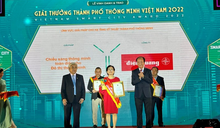 Giải pháp chiếu sáng thông minh toàn diện của Điện Quang xuất sắc giành 02 giải thưởng
