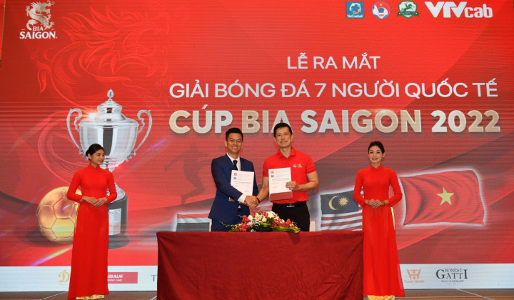 Lần đầu tiên tổ chức tại Việt Nam Giải bóng đá 7 người Quốc tế tranh Cup Bia Sagon 2022