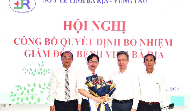 Bà Rịa - Vũng Tàu: Trao quyết định bổ nhiệm Giám đốc Bệnh viện Bà Rịa