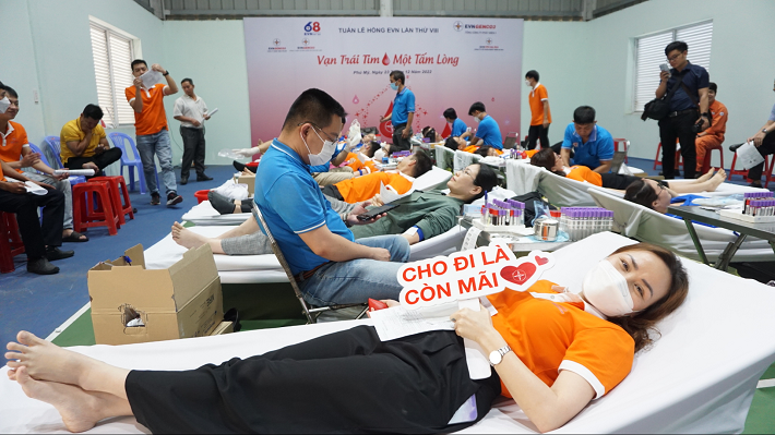 EVNGENCO3: Đóng góp hơn 450 đơn vị máu cứu người