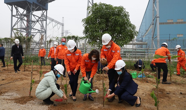 Công ty Nhiệt điện Nghi Sơn tổ chức Lễ phát động Tết trồng cây xuân Nhâm Dần 2022