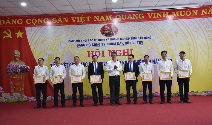 Đảng bộ Công ty Nhôm Đắk Nông-TKV: Hoàn thành xuất sắc nhiệm vụ năm 2021