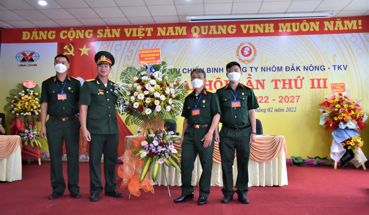 Công ty Nhôm Đắk Nông-TKV: Tổ chức Đại hội Hội Cựu chiến binh lần thứ III