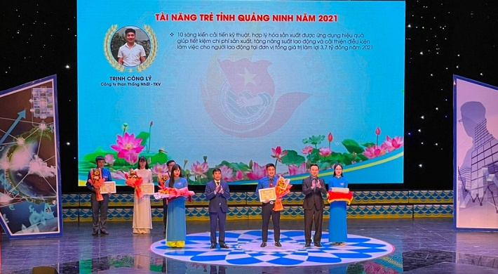 Hai đoàn viên thanh niên Than Thống Nhất được tuyên dương gương mặt trẻ, tài năng trẻ