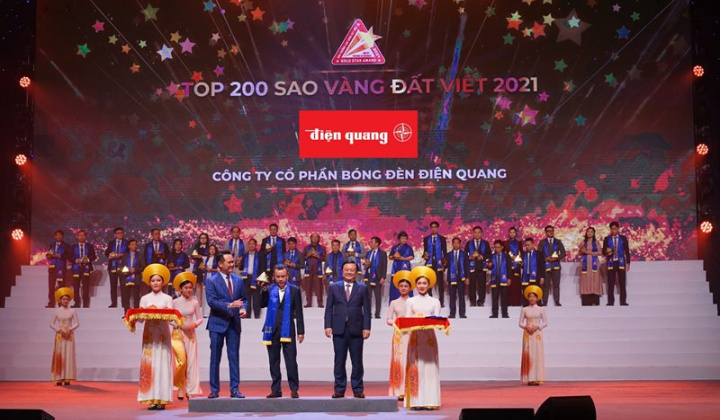 Điện Quang được vinh danh tại Lễ trao giải Sao Vàng Đất Việt 2021