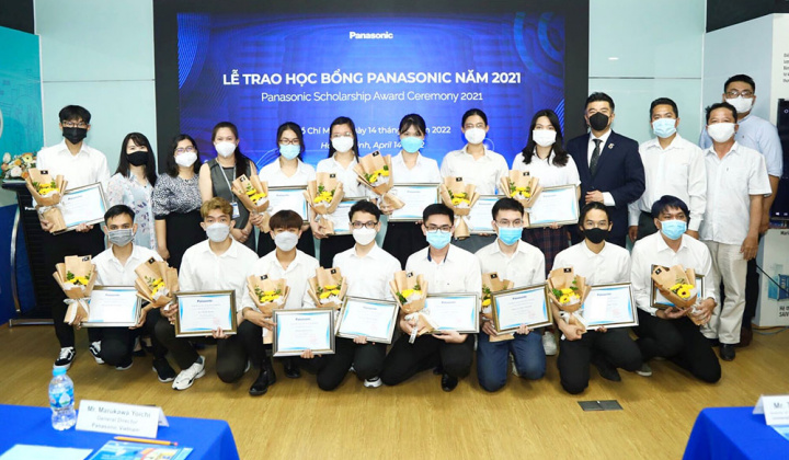 Vượt qua đại dịch, Panasonic tiếp tục hỗ trợ sinh viên xuất sắc năm thứ 18 liên tiếp