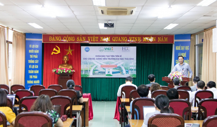 Trường Đại học Thái Bình tổ chức khoá đào tạo tiền tiến sĩ cho cán bộ, giảng viên