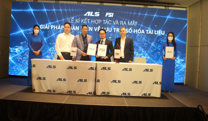 Lễ ký kết thỏa thuận hợp tác ra mắt "Giải pháp toàn diện về lưu trữ và số hoá tài liệu"