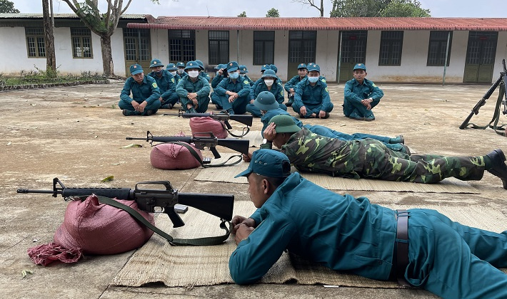 Công ty Nhôm Đắk Nông - TKV hoàn thành khóa huấn luyện dân quân tự vệ năm 2022