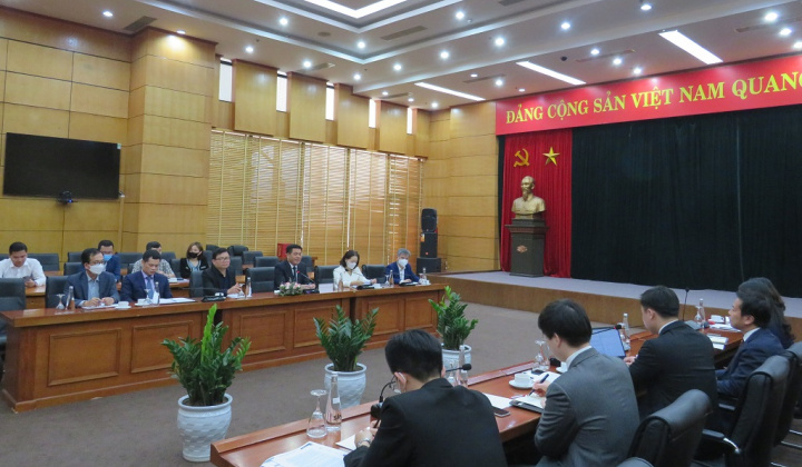 Bộ trưởng Nguyễn Hồng Diên làm việc với Tổng giám đốc Honda Việt Nam