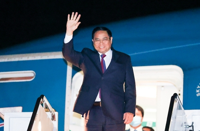 Thủ tướng Phạm Minh Chính tới Washington dự Hội nghị Cấp cao Đặc biệt ASEAN - Hoa Kỳ