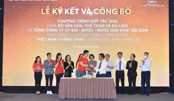 SABECO ra mắt Chương trình “Việt Nam thắng vàng” hướng tới SEA Games 31